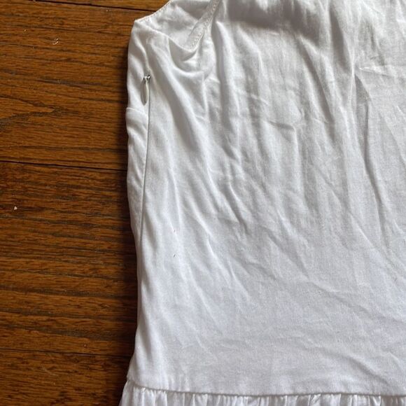 Ralph Lauren White Embroidered V-Neck Midi Dress - Picture 7 of 7